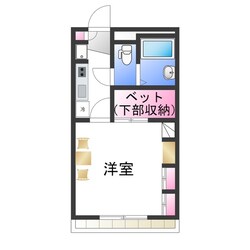 レオパレス川向の物件間取画像